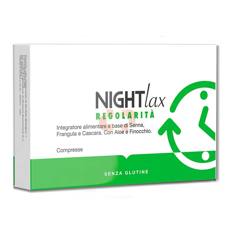 Farmacia Brescia/Lab.Ric.Biochimiche NightLax Regolarit Integratore Alim 30 Cpr